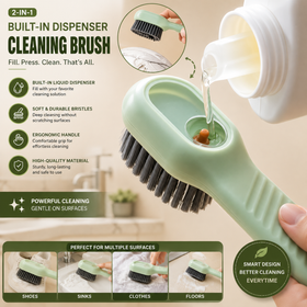 multipurpose soap dispensing brush